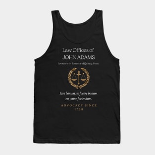 Law Offices of John Adams Tank Top